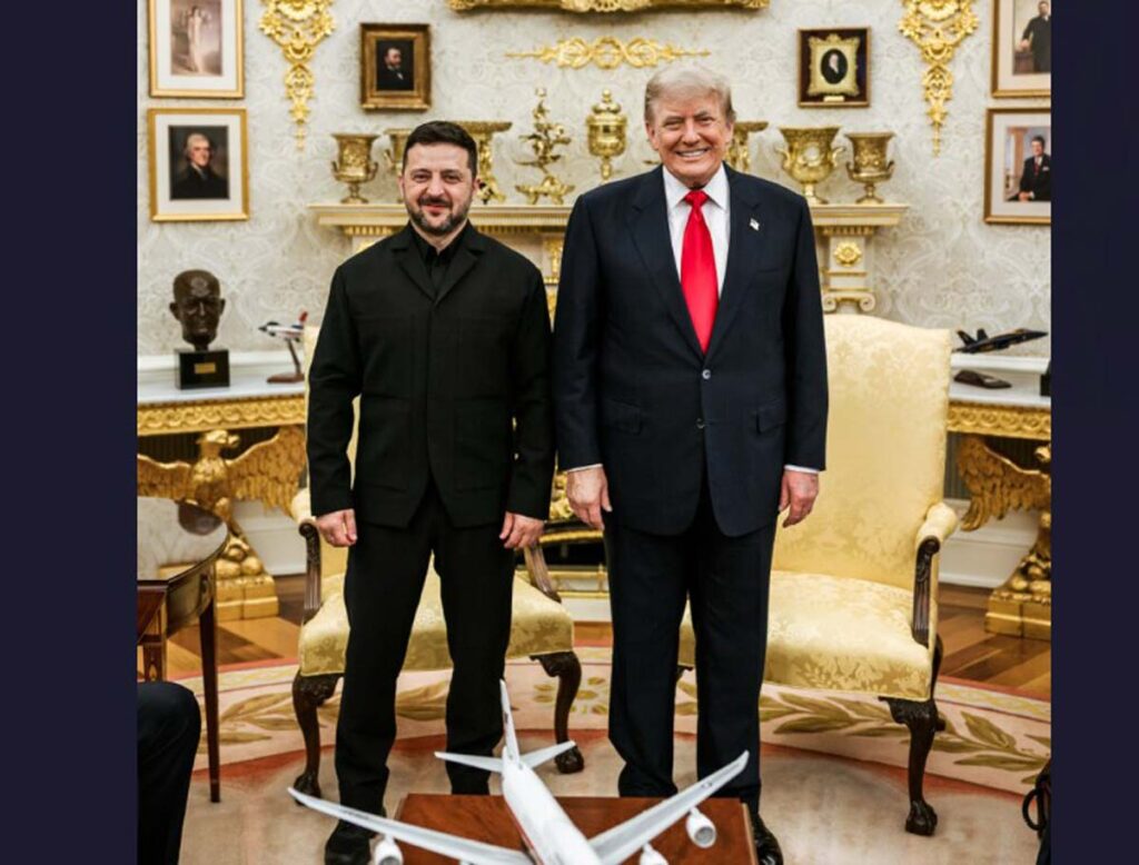 Donald Tramp bildirib ki, ukraynalı həmkarı ilə görüşü uğurlu keçib
