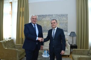 Ջեյհուն Բայրամովը հայտարարում է, որ Անդրեյ Սիբիգայի հետ քննարկել են Ադրբեջանի և Ուկրաինայի ռազմավարական գործընկերության հարցը