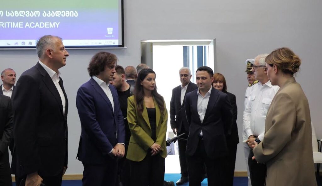 PM inspects modernised training infrastructure at Batumi State Maritime Academy alongside Economy Minister and Adjara Head