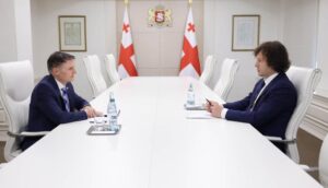 PM Kobakhidze meets UN Resident Coordinator Didier Trebucq