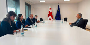 Լաշա Դարսալիան ծանոթացողական հանդիպում է ունեցել Վրաստանում Եվրոպայի խորհրդի գրասենյակի նորանշանակ ղեկավար Ուիլյամ Մասոլինի հետ