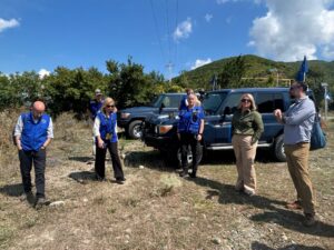 US Chargé d’Affaires meets EU Monitoring Mission