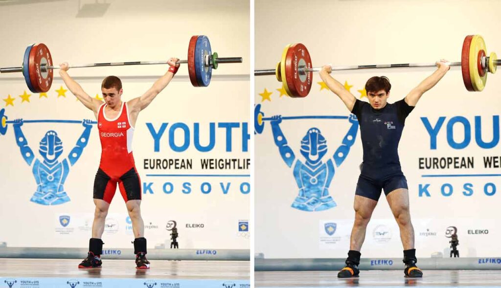 Giorgi Kinkladze wins three gold Medals at U17 European Weightlifting Championships