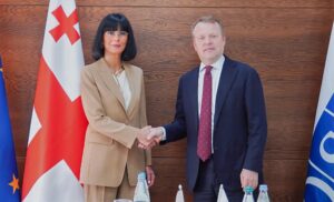 State Minister for Reconciliation meets OSCE High Commissioner on National Minorities Christophe Kamp