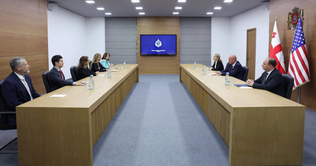 Deputy Interior Minister holds inaugural meeting with newly appointed US DTRA Caucasus Regional Director