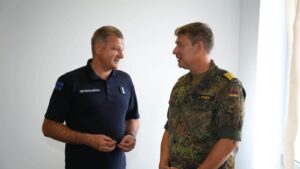 В Объединённом центре управления морскими операциями Пограничной полиции, при организации Объединенного командования морских сил НАТО, состоялись учения