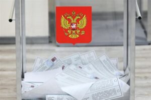 Партия «Единая Россия» лидирует с 57,76% голосов на парламентских выборах в России после подсчета 82,19% бюллетеней