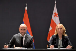 Նաթիա Թուրնավան հանդիպել է Հայաստանի Կենտրոնական բանկի նախագահ Մարտին Գալստյանին