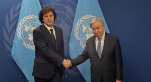 Ираклий Кобахидзе встретился с генеральным секретарем ООН Антониу Гутерришем