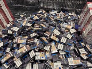 Investigation Service arrests two individuals over possession of unexcised cigarettes on a particularly large scale