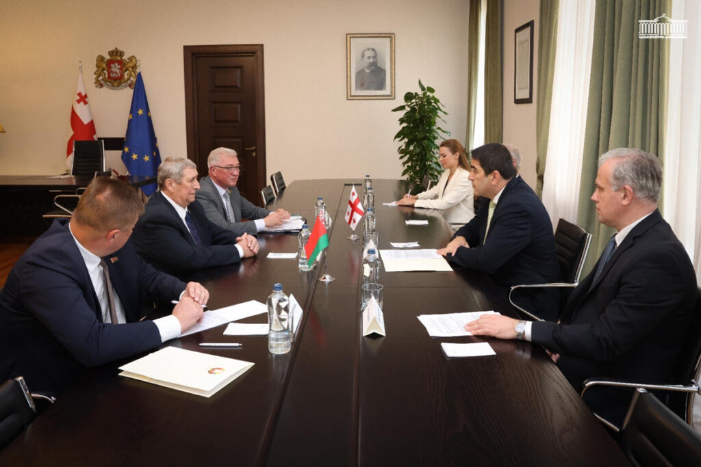 Speaker meets Georgian-Belarusian parliamentary friendship group delegation
