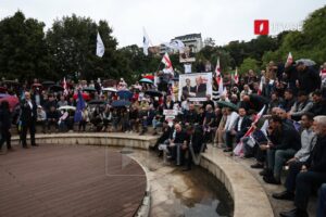 «Национальное движение» проводит акцию в парке Рике с требованием освободить Михаила Саакашвили