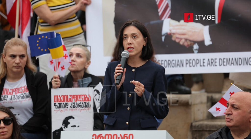 UNM’s Tsitlidze accuses rival opposition figures of betraying ex-President Saakashvili, urging voters to trust ‘unyielding’ party