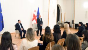 Education Minister meets young trainees undertaking paid internships across Education Ministry