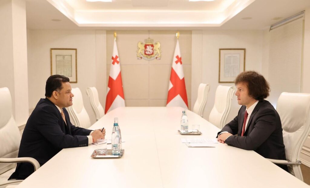 PM Kobakhidze meets Ambassador of India