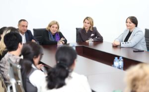 First Lady meets family with many children, women entrepreneurs in Adjara, visits inclusive education center at Erge Public School