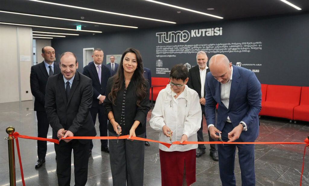 Economy Minister officially opens TUMO Centre at Kutaisi Tech Hub to empower youth in digital skills