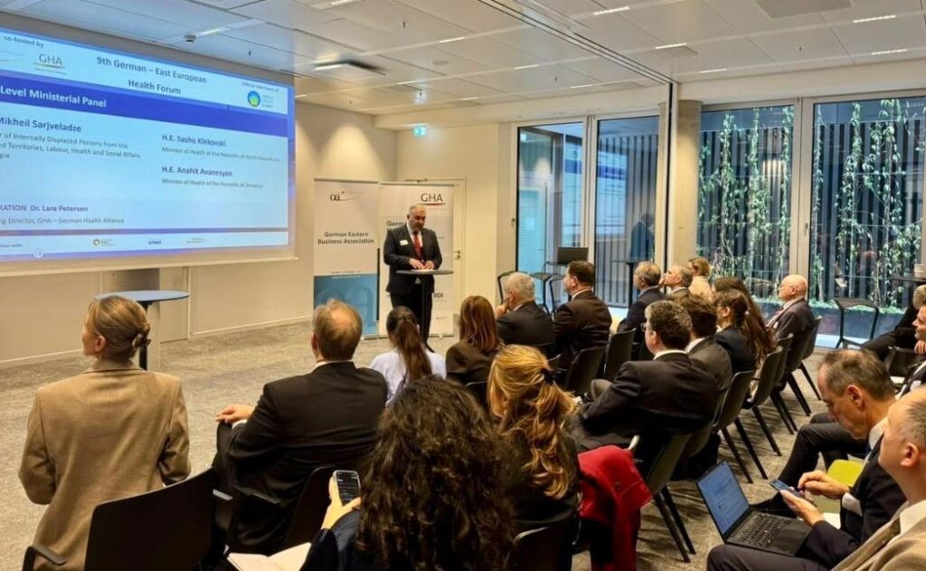 Health Minister showcases Georgia’s healthcare reforms in Berlin
