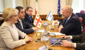 Շալվա Պապուաշվիլին հանդիպել է Իսրայելի խորհրդարանի նախագահ Ամիր Օհանայի հետ