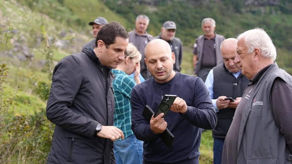 Forest restoration project to rehabilitate degraded woodland in Tkibuli forestry district