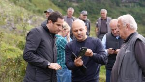 Forest restoration project to rehabilitate degraded woodland in Tkibuli forestry district