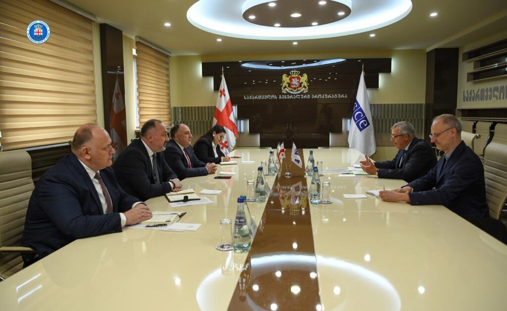 Georgian Prosecutor General meets with OSCE Special Representative for the South Caucasus