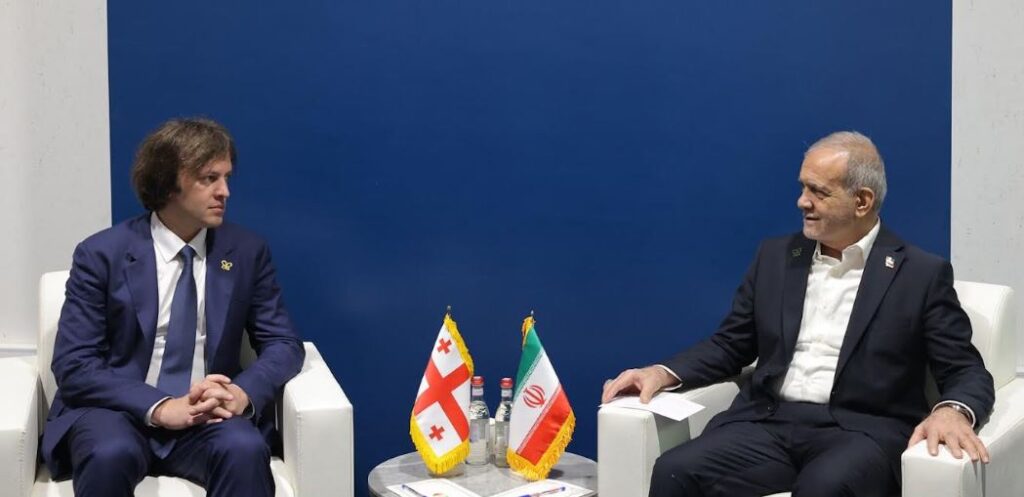 Georgian Prime Minister meets with Iranian President Masoud Pezeshkian