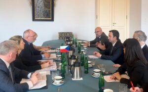 EU Integration Committee delegation holds meeting in Czech Republic Senate