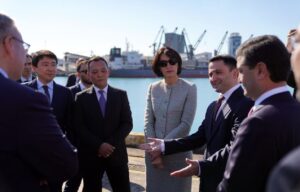 Министры иностранных дел стран Центральной Азии посетили Батумский морской порт