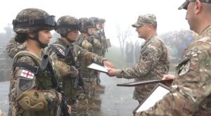 Курсанты Национальной академии обороны Грузии приняли военную присягу