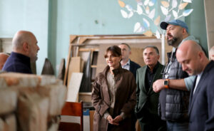 Culture Minister inspects infrastructure of Zestaphoni Ushangi Chkheidze Drama Theatre